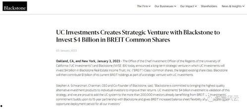 黑石集团爆料最新消息新闻,揭秘投资界重大新闻动态 第2张 黑石集团爆料最新消息新闻,揭秘投资界重大新闻动态 第2张